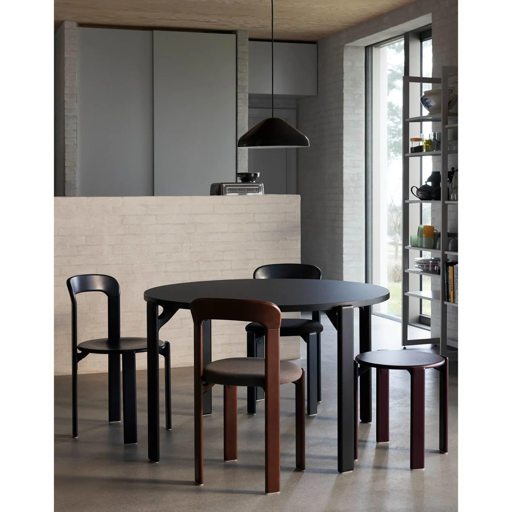 Pao steel pendant ø23-ø47 | soft black