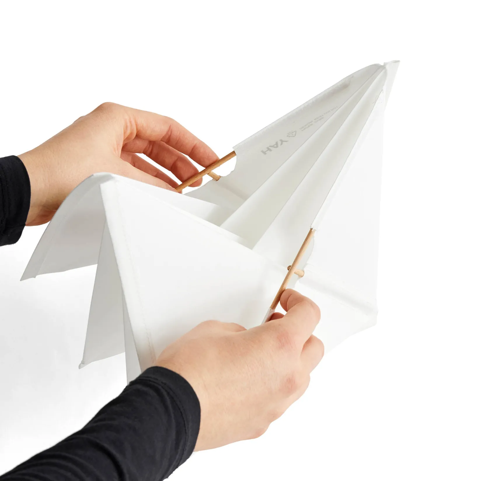Paper cube table lamp | ecopet paper white