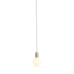 Paper shade donut ⌀60-ø80 | classic white / beton grey