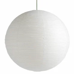 Paper shade ellipse ø70 | classic white / rusty red