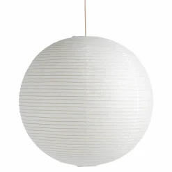 Paper shade ellipse ø70 | classic white / rusty red