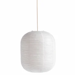 Paper shade ellipse ø70 | classic white / rusty red