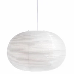 Paper shade ellipse ø70 | classic white / rusty red