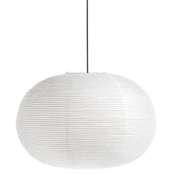 Paper shade ellipse ø70 | classic white / rusty red