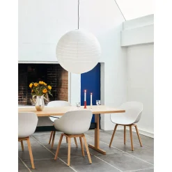 Paper shade ellipse ø70 | classic white / rusty red