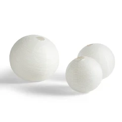 Paper shade ellipse ø70 | classic white / rusty red