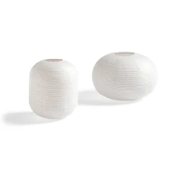 Paper shade ellipse ø70 | classic white / rusty red