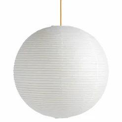 Paper shade oblong ⌀42 | classic white / amber yellow