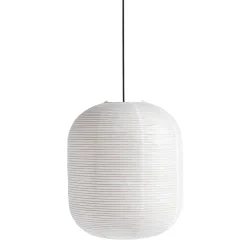 Paper shade oblong ⌀42 | classic white / amber yellow