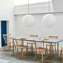 Paper shade sphere ⌀50-ø80 | classic white / garden green
