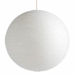 Paper shade sphere ⌀50-ø80 | classic white / garden green