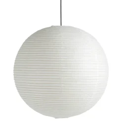 Paper shade sphere ⌀50-ø80 | classic white / garden green