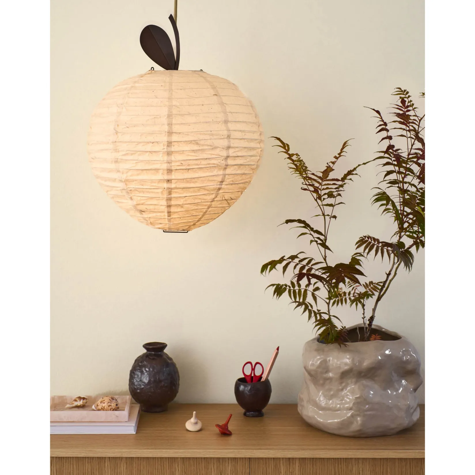 Pear pendant ø37 | natural