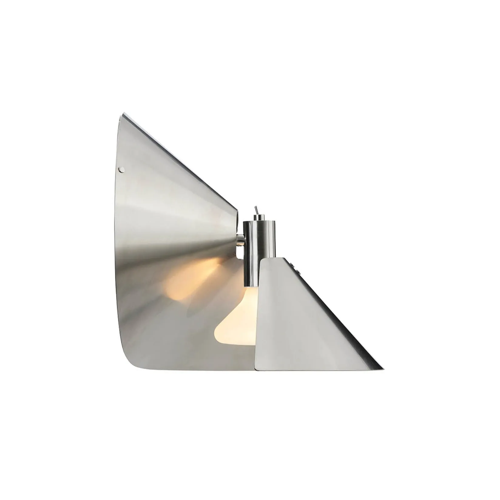 Peel wall | brushed stainless steel