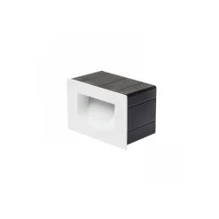 Per wall recessed | white