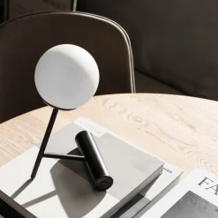 Phare portable table lamp | burned red