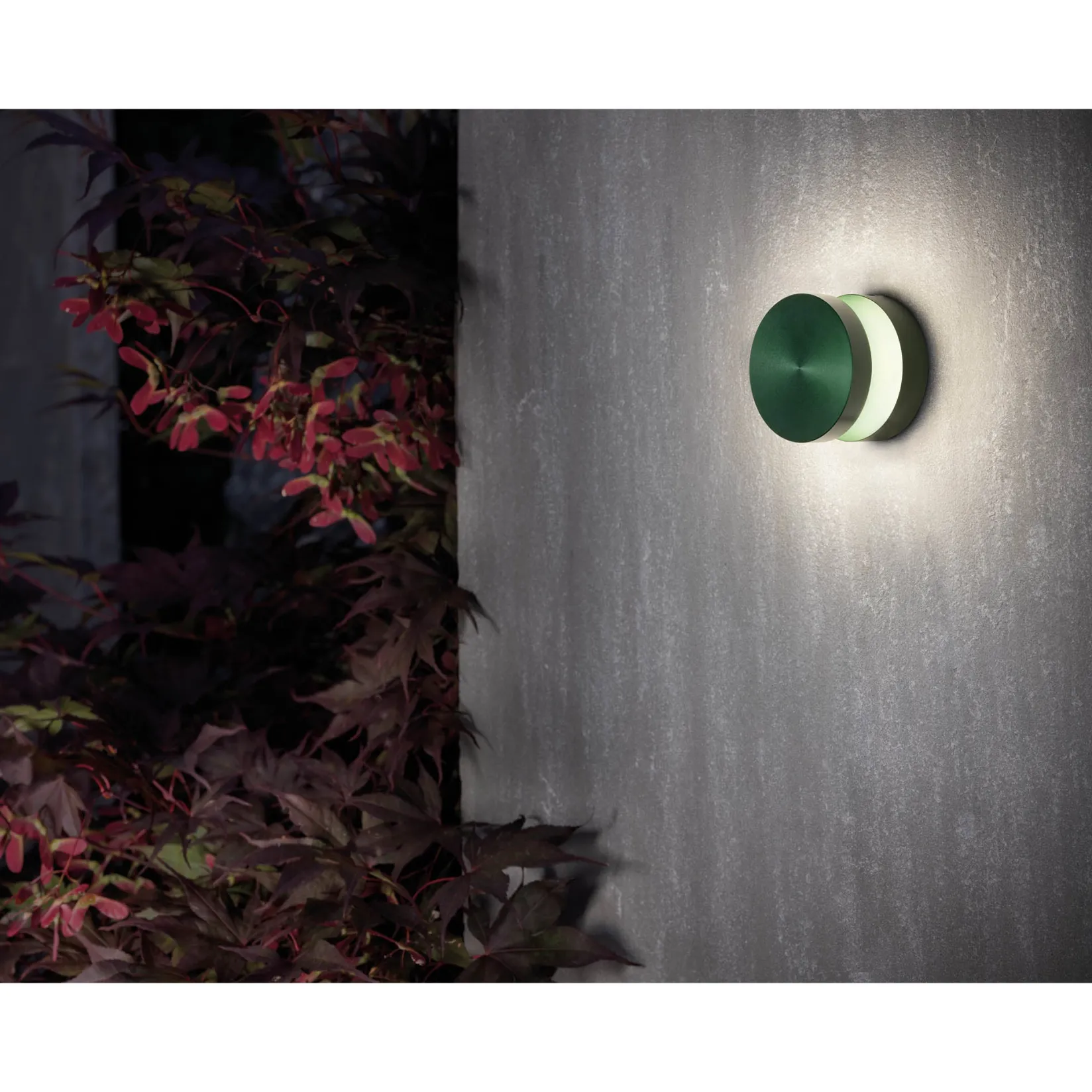 Pik 80 wall | green anodized aluminium
