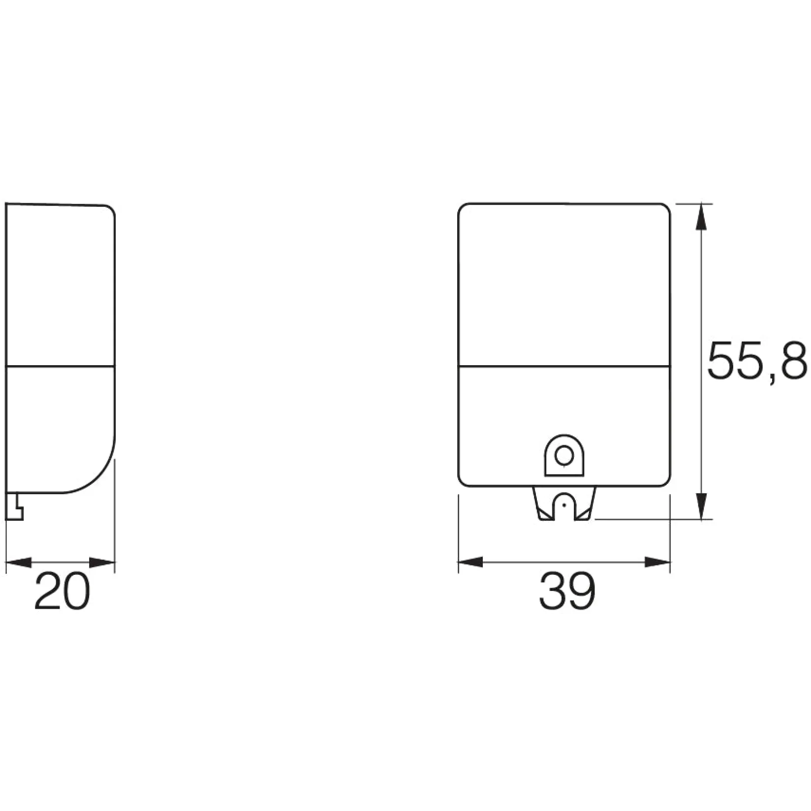 Plas oval recessed | plater white