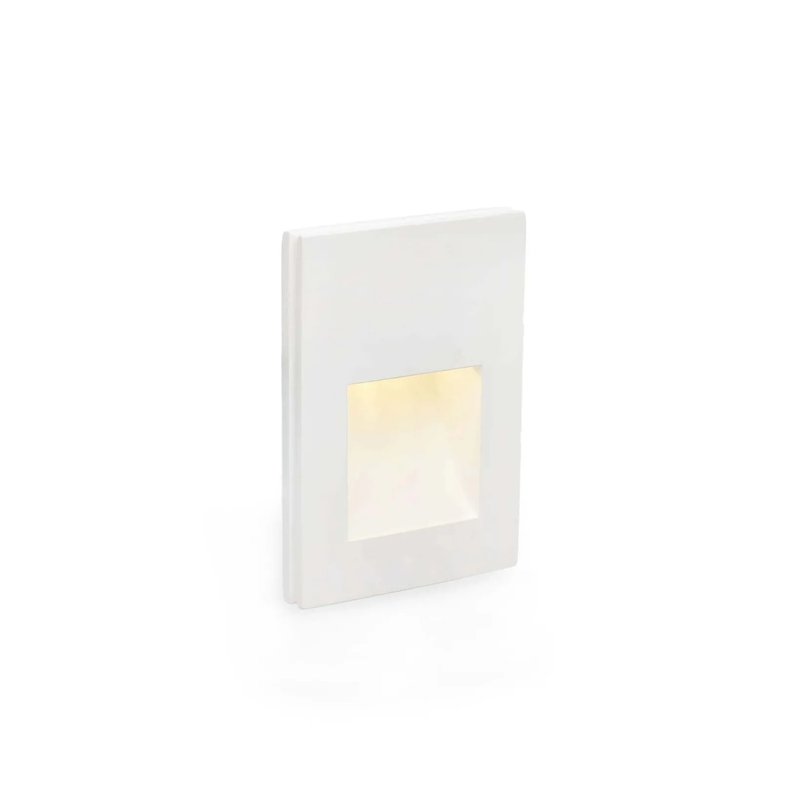 Plas square recessed | plater white