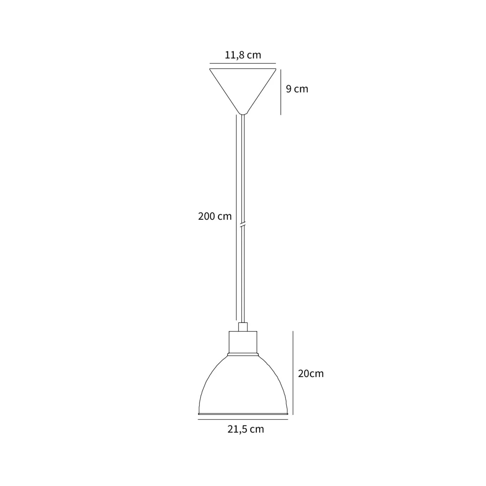 Pop pendant | glossy green