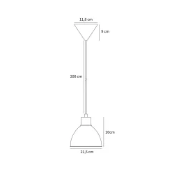 Pop pendant | glossy green