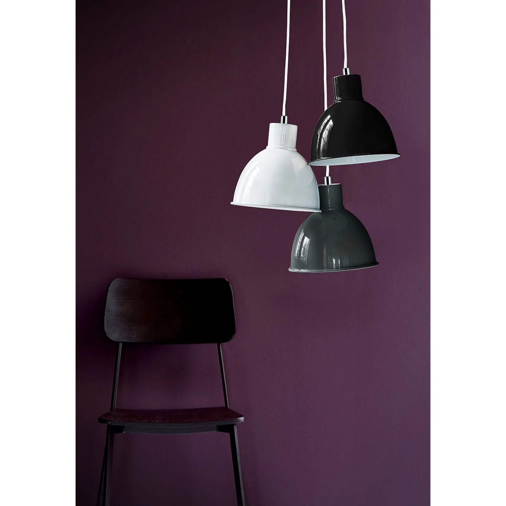 Pop pendant | matt black