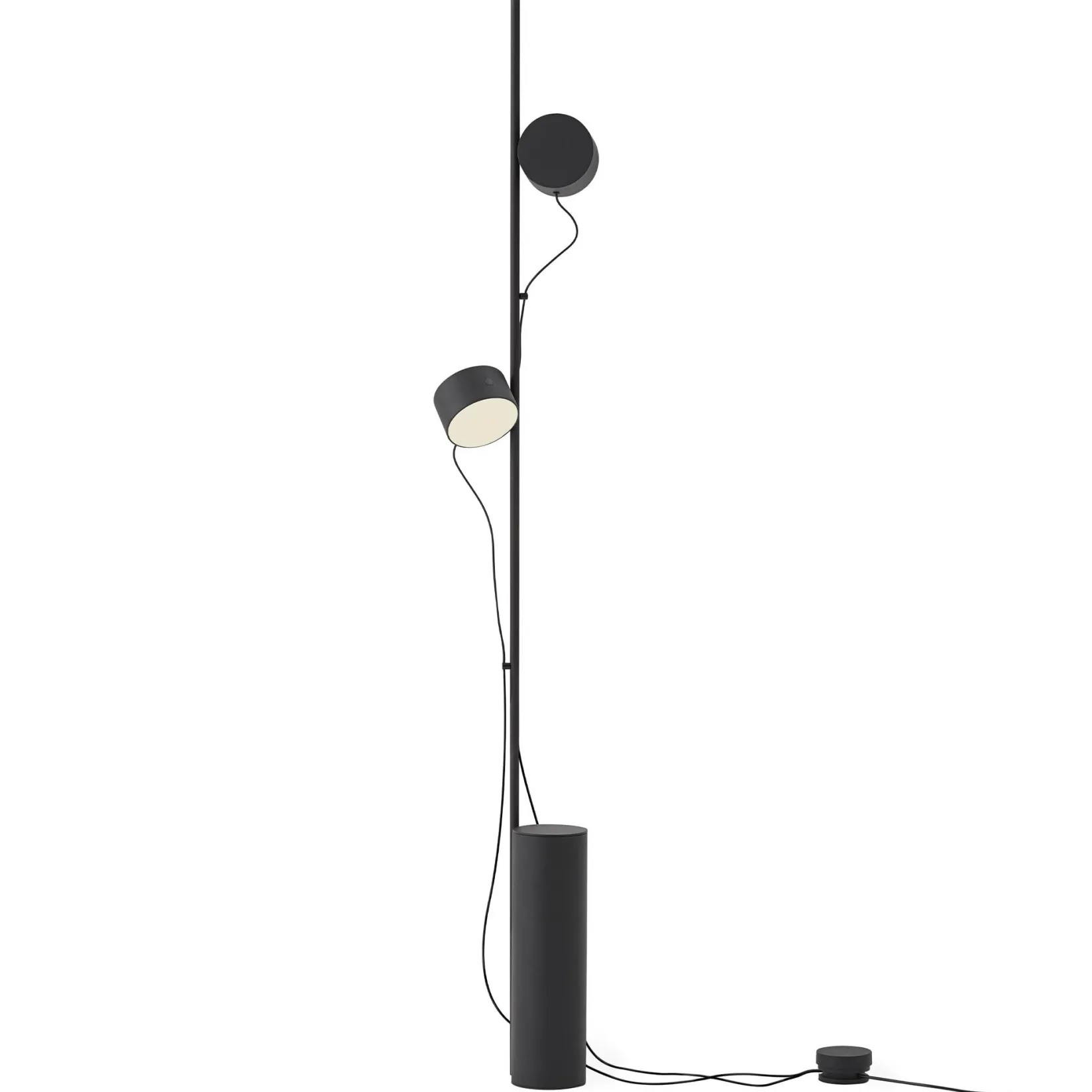 Post floor lamp | brown green