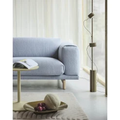 Post floor lamp | brown green