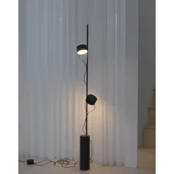 Post floor lamp | brown green