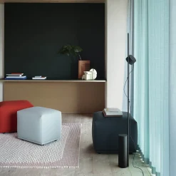 Post floor lamp | brown green