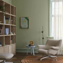 Post floor lamp | brown green