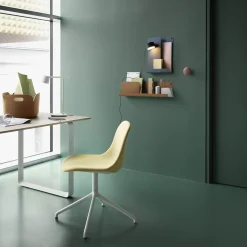 Post wall lamp | brown green