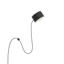 Post wall lamp | brown green