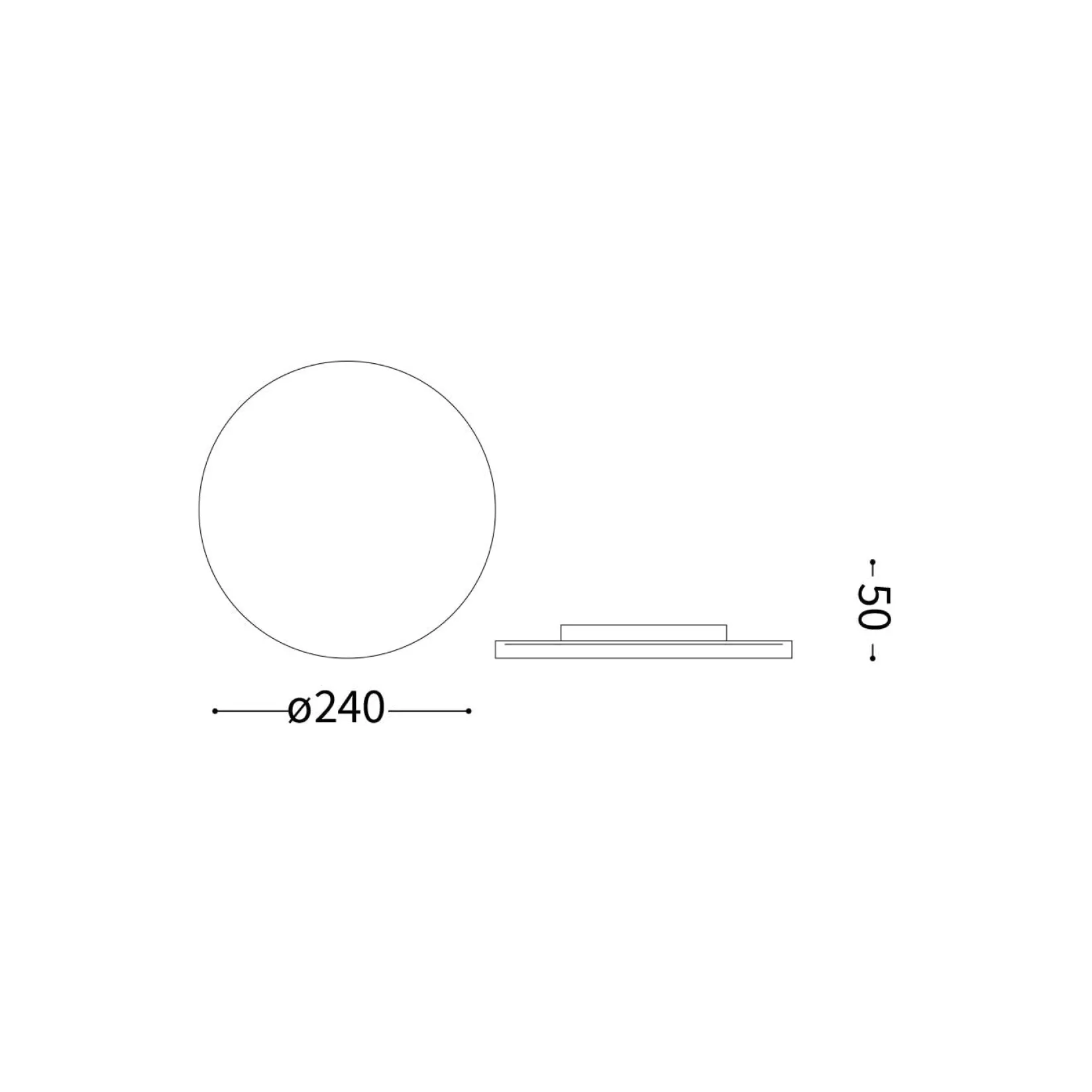Punto disc wall ⌀18-⌀30 | coffee