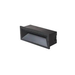 Ragg wall recessed IP65 | black