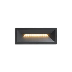 Ragg wall recessed IP65 | black