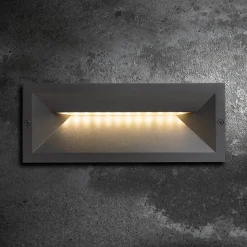 Ragg wall recessed IP65 | black