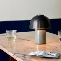 Raku SH8 portable | blue green & brass