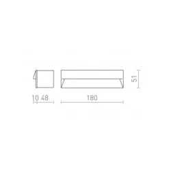 Rep wall recessed IP65 | black