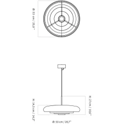 Resonant pendant | polished brass