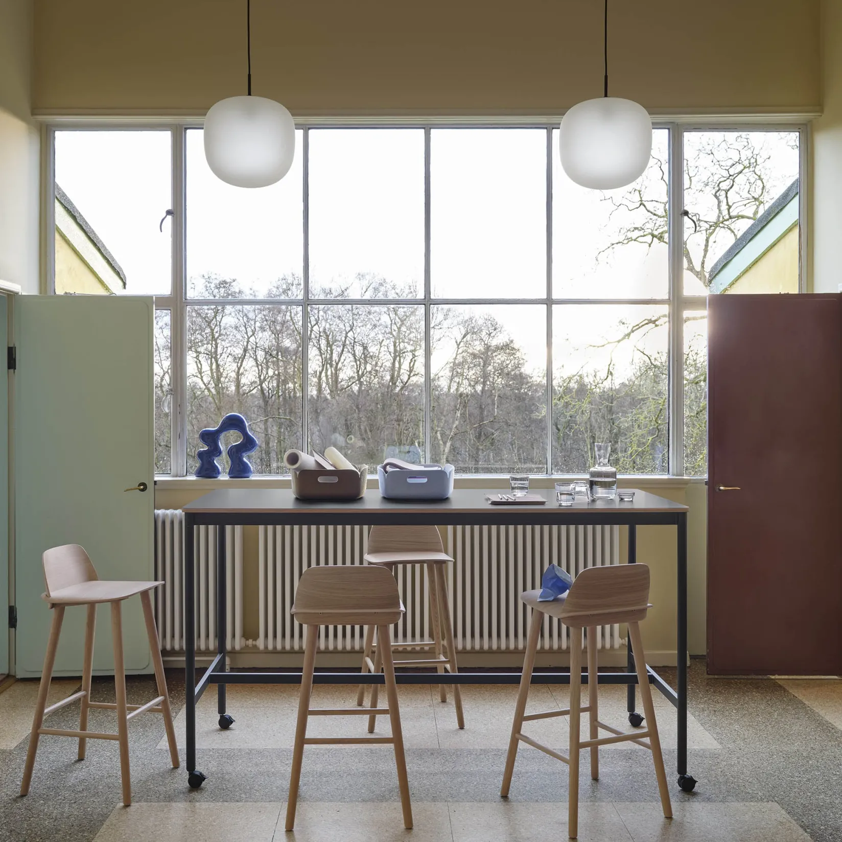Rime pendant lamp ⌀12-⌀45 | deep red