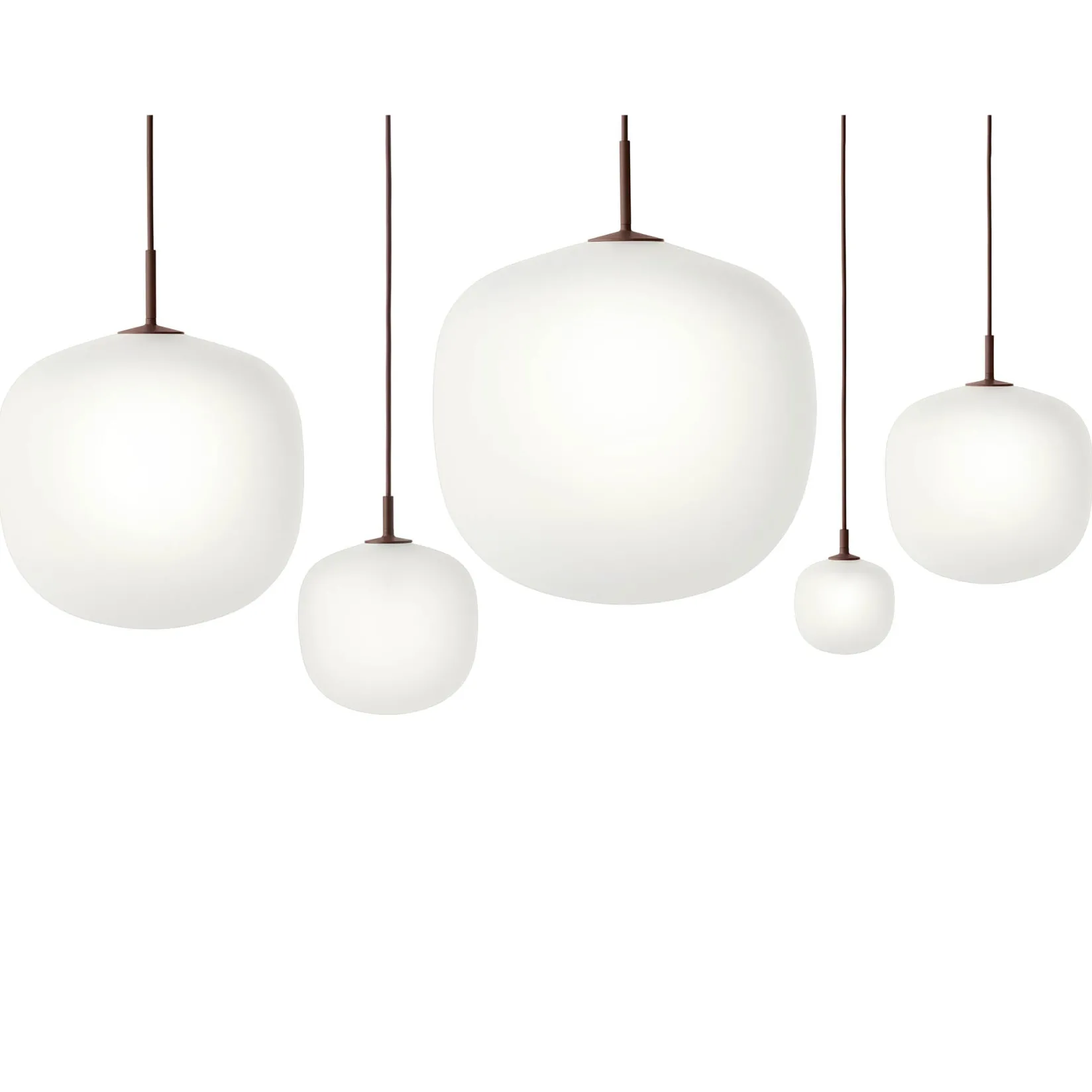 Rime pendant lamp ⌀12-⌀45 | deep red