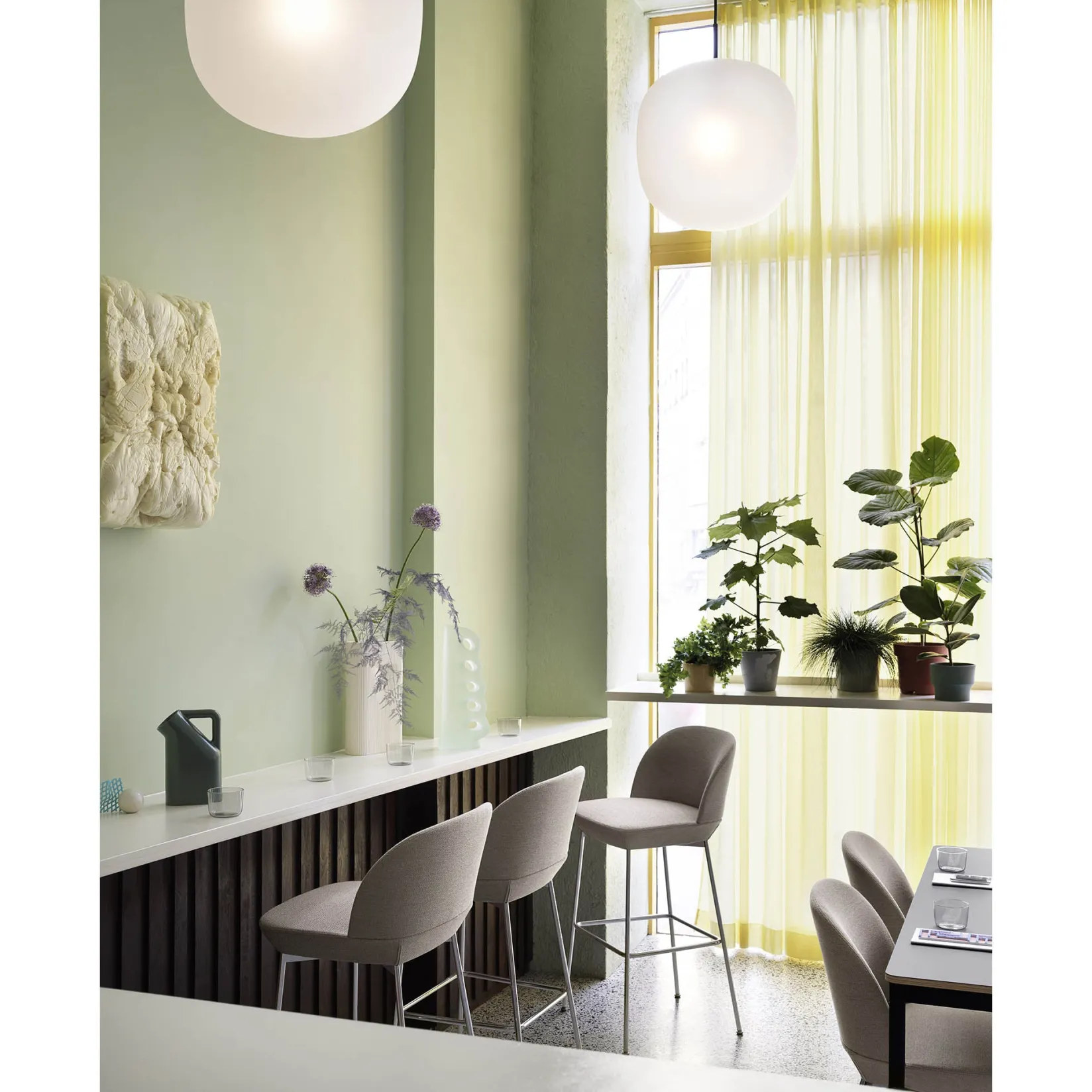 Rime pendant lamp ⌀12-⌀45 | deep red