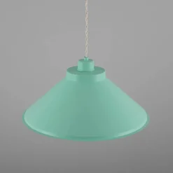 Rio coloured brass pendant 38cm | sapphire blue