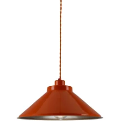 Rio coloured brass pendant 38cm | sapphire blue