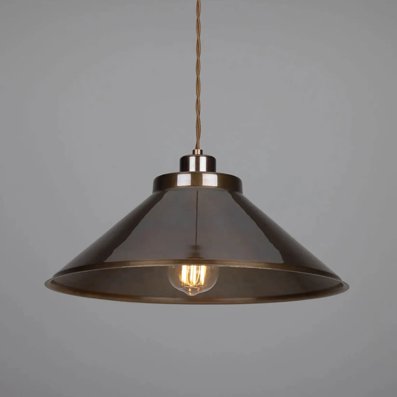 Rio vintage pendant 38cm | antique brass