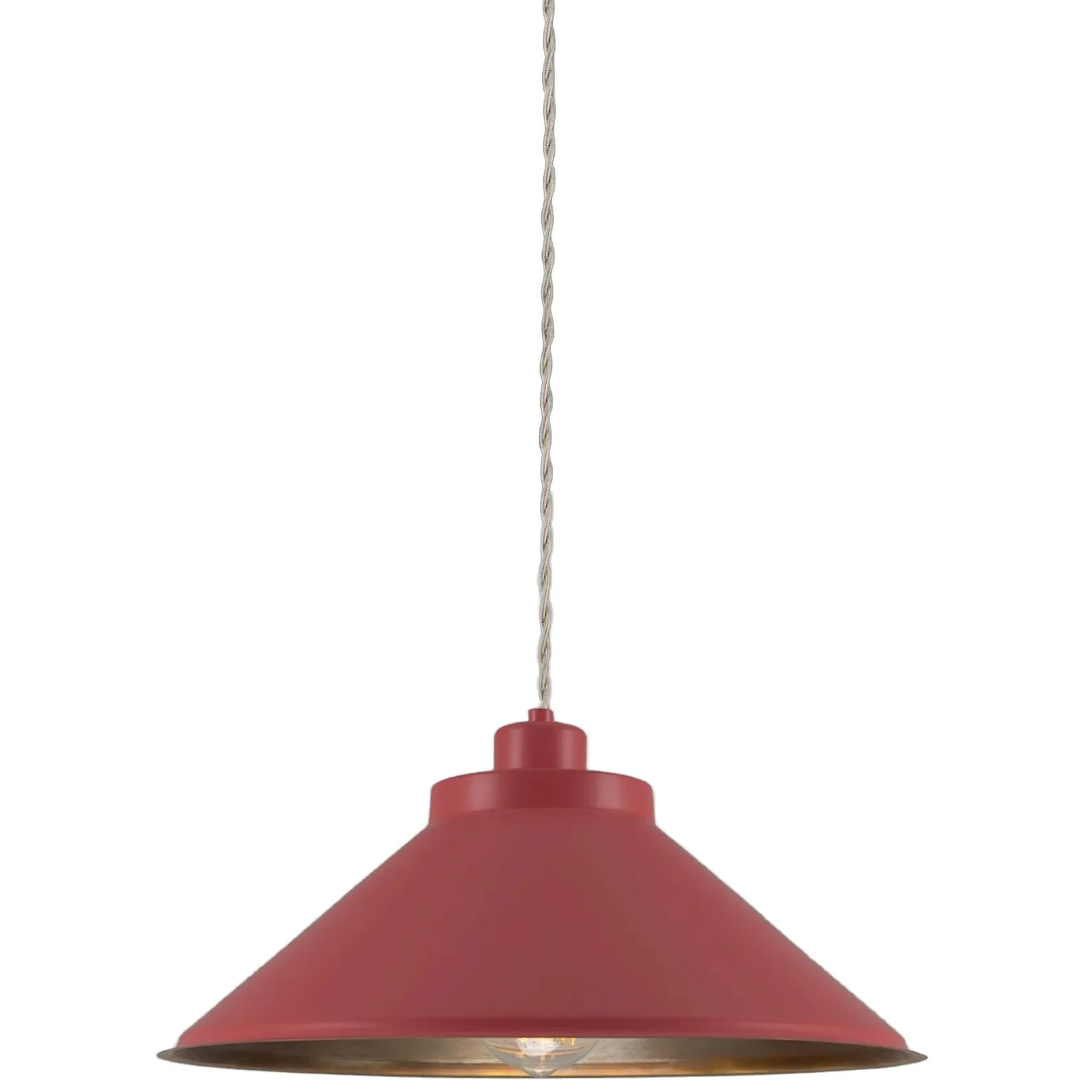 Rio vintage pendant 38cm | satin brass