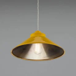Rio vintage pendant 38cm | satin brass
