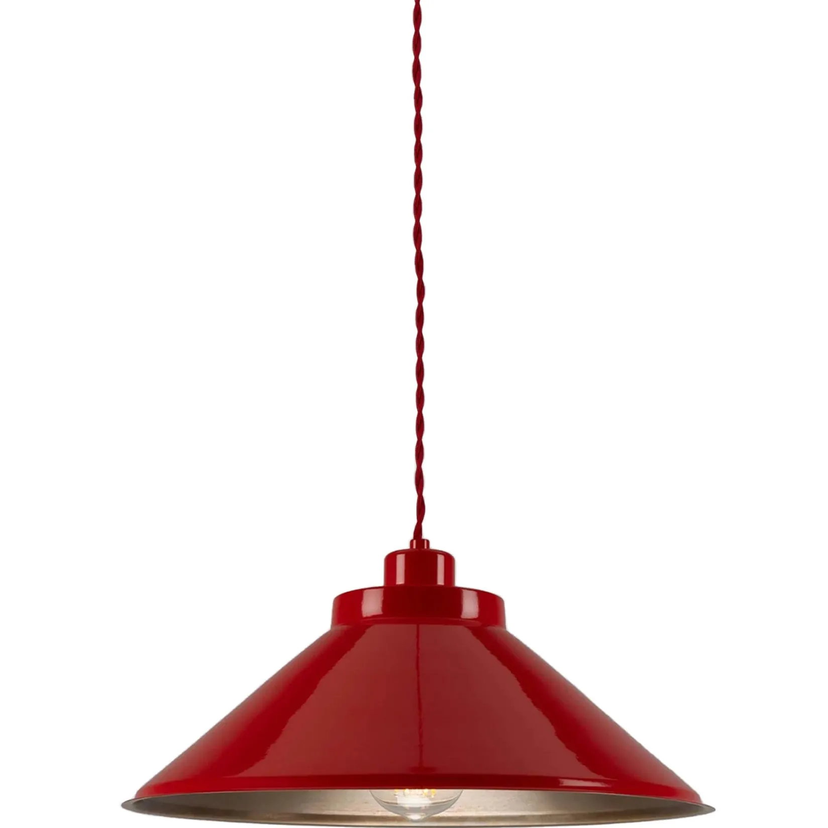 Rio vintage pendant 38cm | satin brass