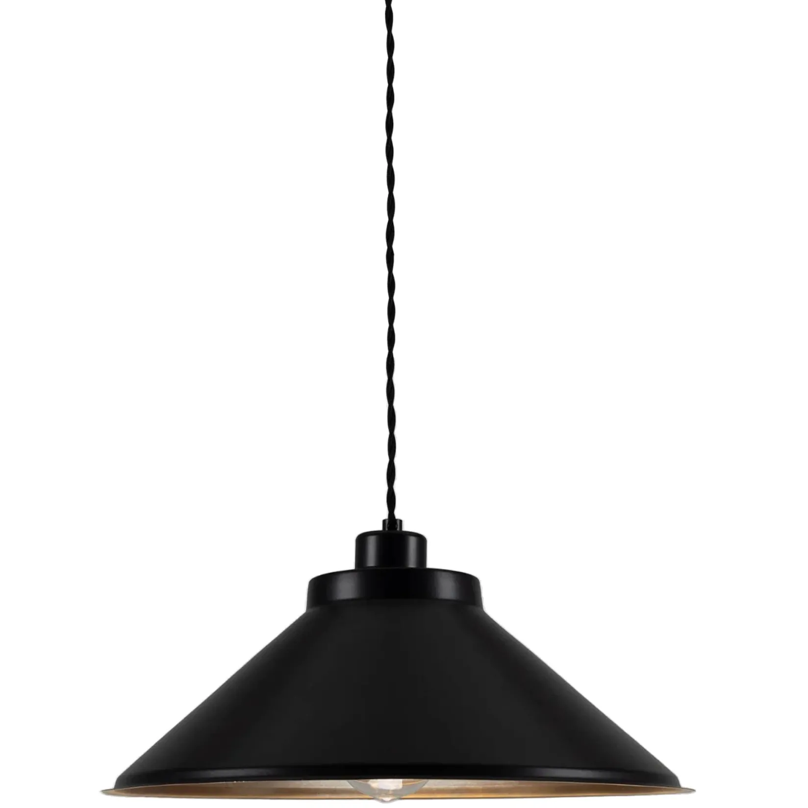Rio vintage pendant 38cm | satin brass